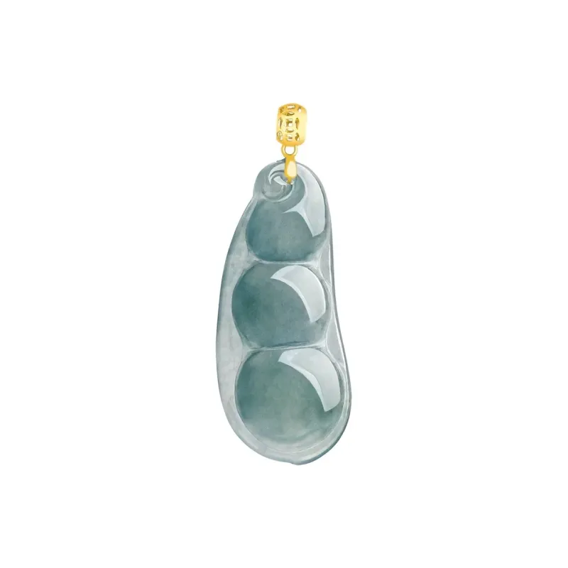 Run Ding Ice Glutinous Jadeite Necklaces Unisex-3