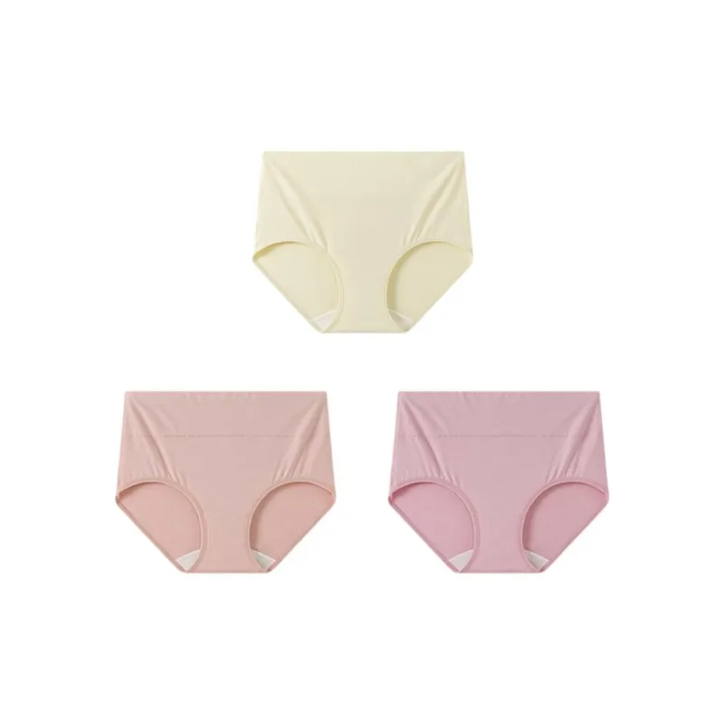 YOUNGYELL Antibacterial 100% Cotton Crotch Underpants Women's 3 Pack-4