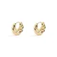 Gold Hoop Earrings 1 Pair Eh-1735.ebB