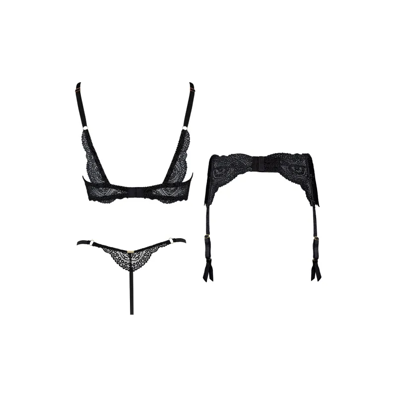 Selmark Underwear Set Women's Black-1