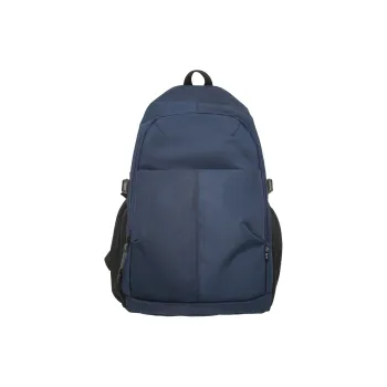 Gorora Nylon With Mesh Backpack Regular Unisex Black/Gray/Blue