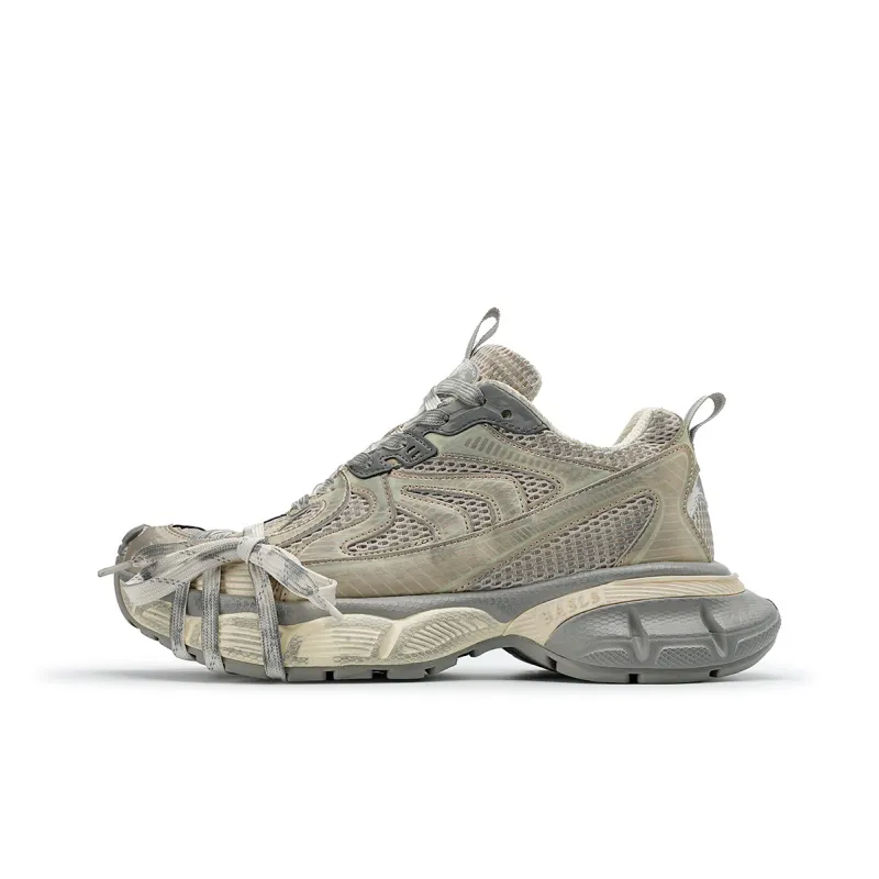 BASLS Bashe Series Lightweight Height Increasing Low Top Chunky Sneakers Unisex-6