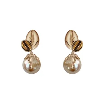 Masw Copper Alloy Earrings Women's
