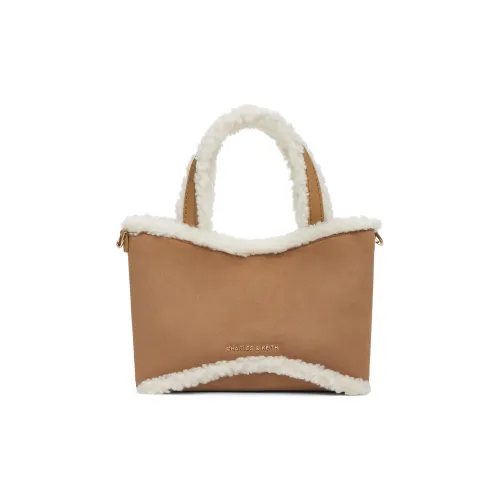 CHARLES&KEITH PU, Textile Mixture Shoulder Bag Trumpets Women's Composite Color Multi