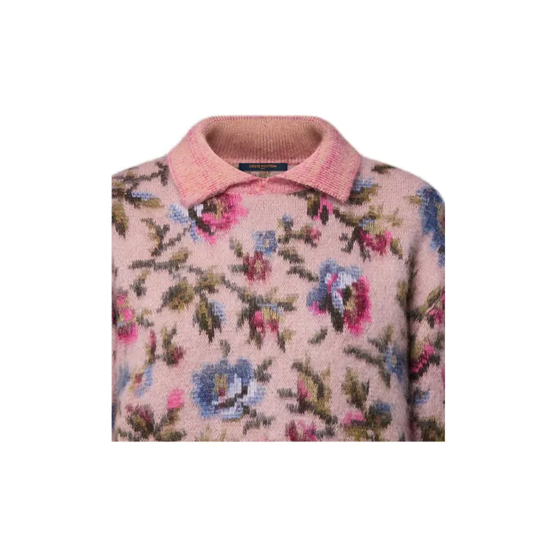 LOUIS VUITTON Winter Bloom Mohair Pullover-4
