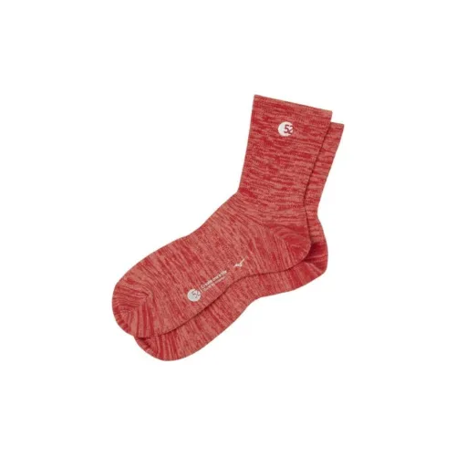 Mizuno Ankle Socks Unisex 1 Pack Red
