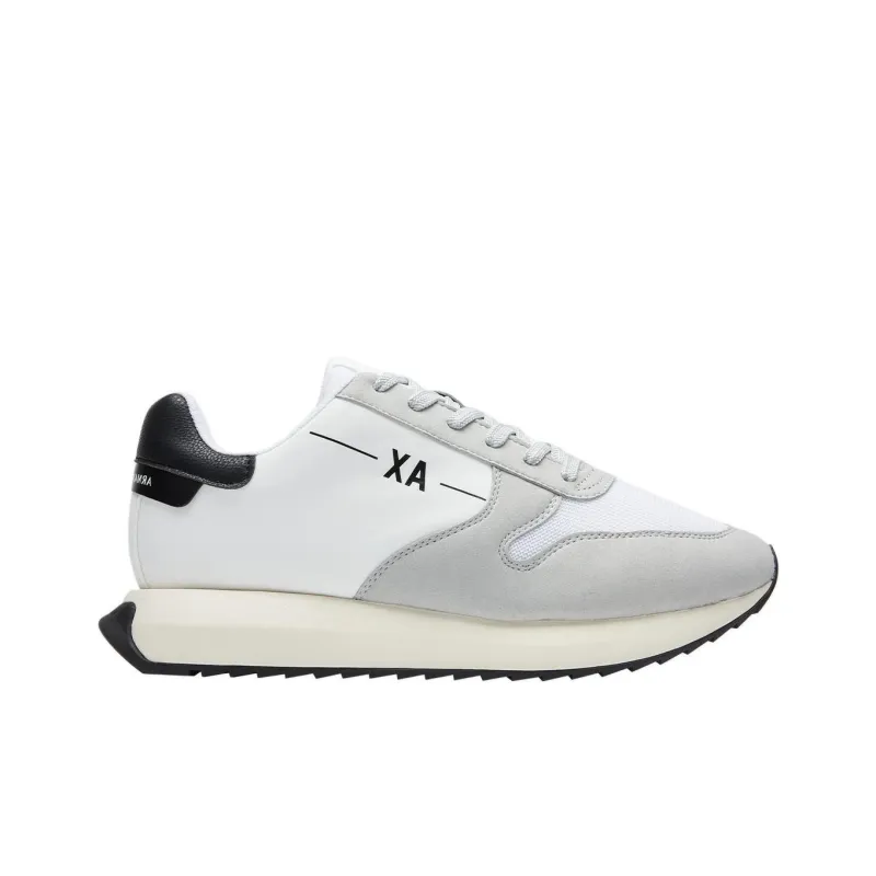 ARMANI EXCHANGEAE Low Top Casual Shoes Men's Gray White-1