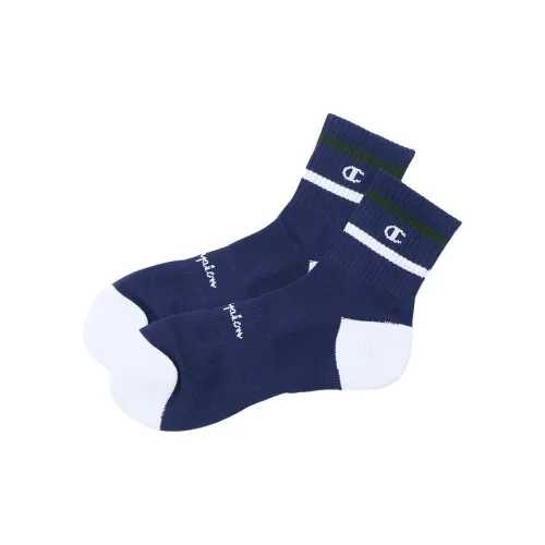 Champion Mid-Calf Socks Men's Marine Blue