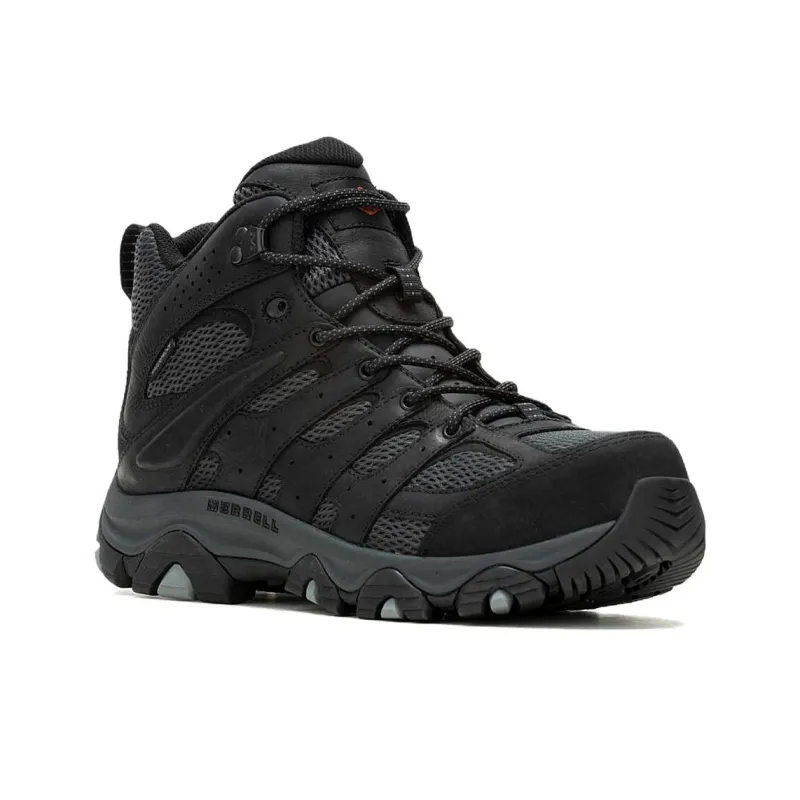 MERRELL Moab Wear Resistant Slip Resistant Short Outdoor Boots Men's Black-2