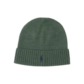 Polo Ralph Lauren Pony Embroidered Turn Up Hem Beanie