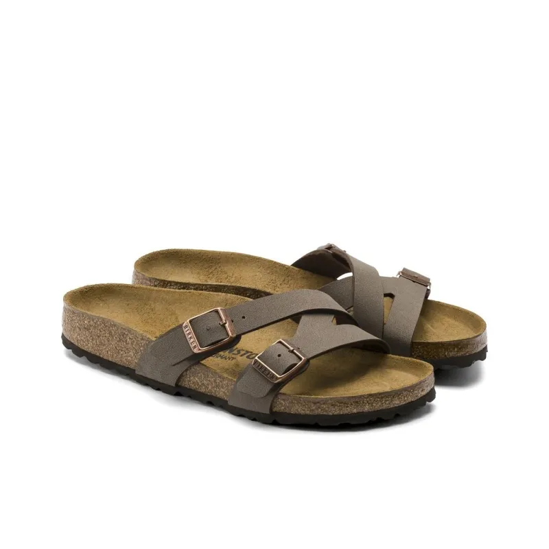 Birkenstock Yao EVA Slip-Resistant Slide Slippers Women's Mocha Regular-2