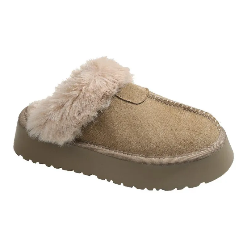 ALPLUME Home Slippers Yellow Brown Black Antelope Brown-11