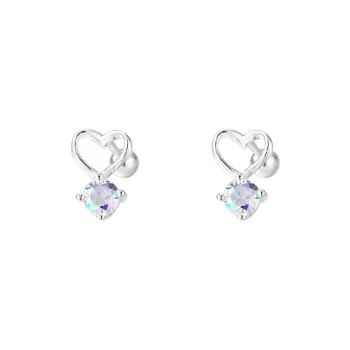 KILOH 999 Fine Silver Stud Earrings Women's