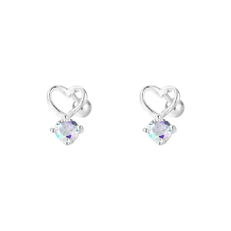 KILOH 999 Fine Silver Stud Earrings Women's-0