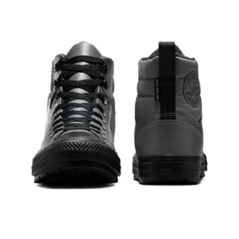 Converse Chuck Taylor All Star Slip Resistant Water Resistant High Top Skateboard Shoes Unisex Gray Black-3
