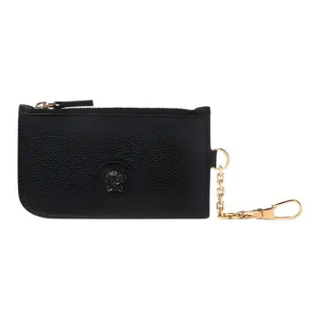 VERSACE La Medusa Wallets Card Holders Women's Black