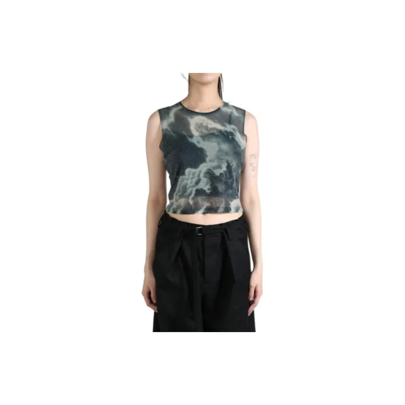 Alexander Wang Sheer Crop Top-1