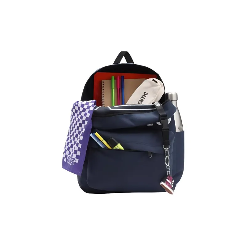 Vans Polyester Backpack Regular Men's Blue-3