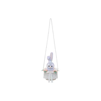 Disney Polyester Shoulder Bag Crossbody Bag Regular Women's Purple & White