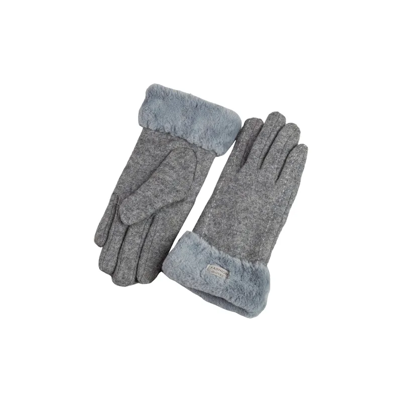 Shanghai Story Wool Blend Knit Gloves Women's-15