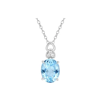 ME LUXE S925 Silver Vintage Elegant Sweet Style Elegance Fashion Versatile Pendant Women's