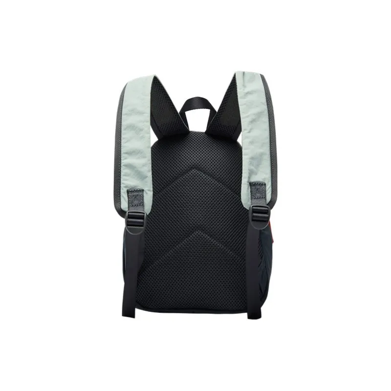Anta Washable Fabric Patchwork PU Everyday Backpack Regular Unisex Mint Green-2