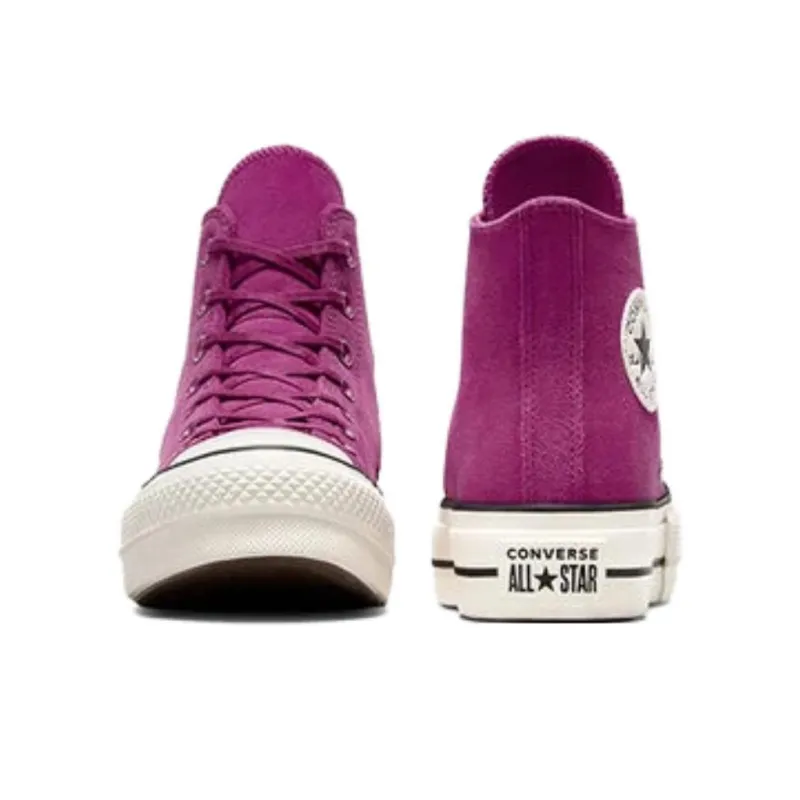 Converse Women's Chuck Taylor All Star Lift Platform High 'Colorful Suede Quantum Violet' Women's-4