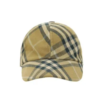 Burberry Check Printed Baseball Cap