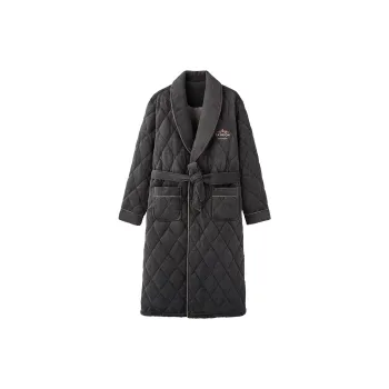 MADALLO Pajama Robe Men's Dark Gray