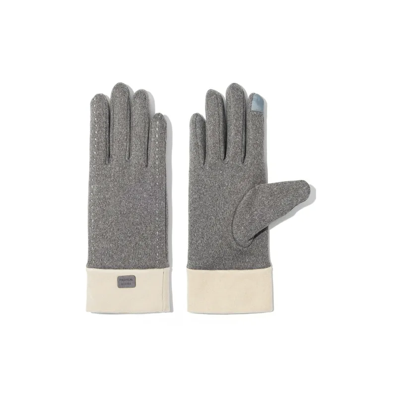 Shanghai Story Polyester Knit Gloves Women's 4 Colors-10