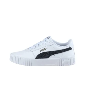PUMA Carina 2.0 Anti Slip Wear Resistant Low Top Skateboard Shoes Women's White