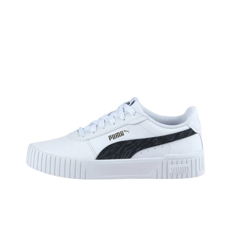 PUMA Carina 2.0 Anti Slip Wear Resistant Low Top Skateboard Shoes Women's White-0