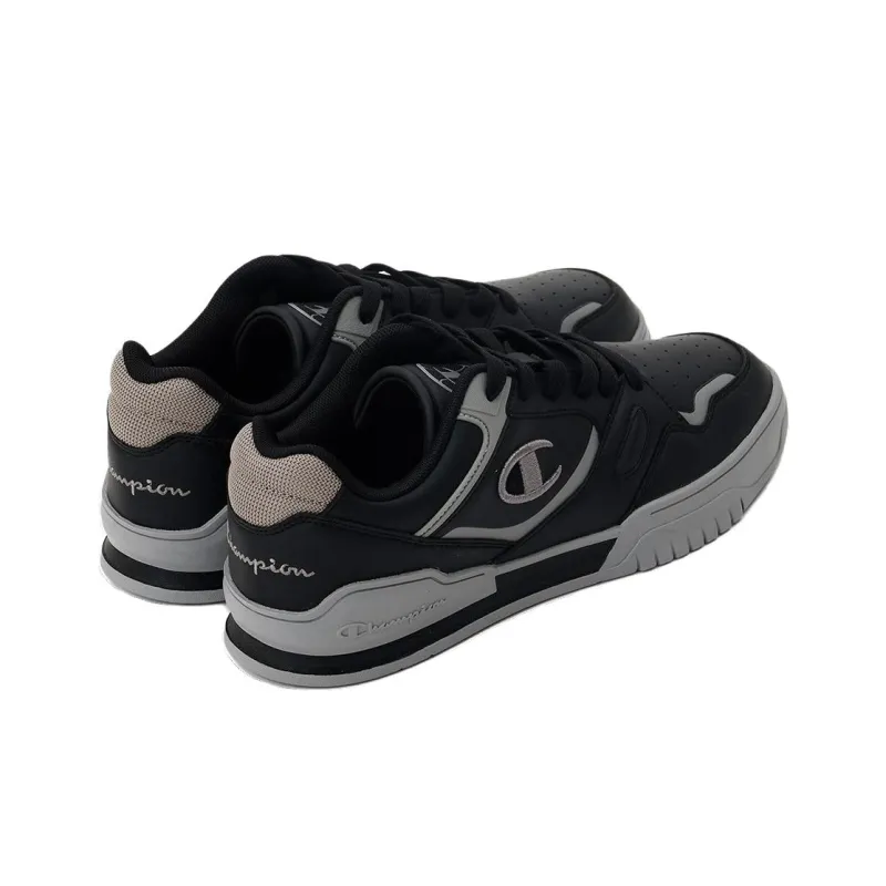 Champion Low Top Casual Shoes Men's Black/Gray-3