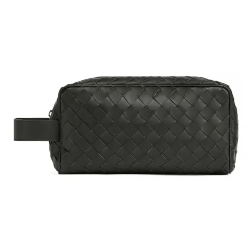 Themoirè Bios quilted clutch bag Blu