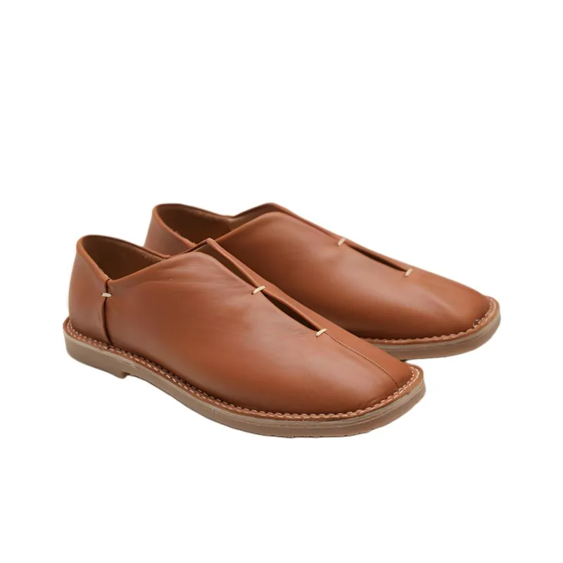 Hereu Casual Single Shoes Women's Brown-3