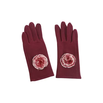 Shanghai Story Polyester Knit Gloves Women's 3 Colors