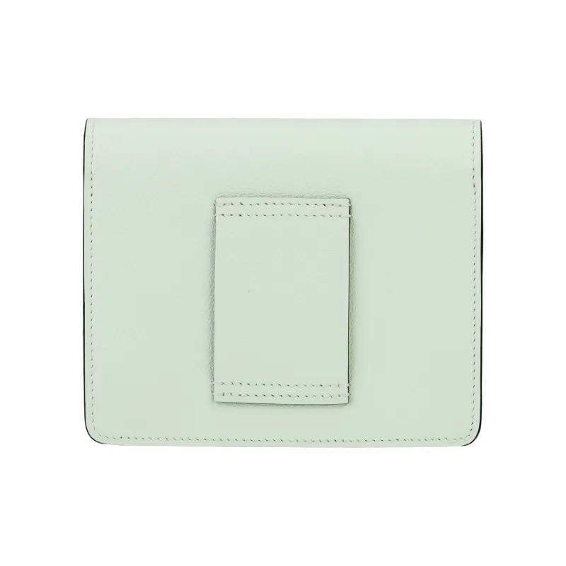 HERMES Roulis Evercolor Calfskin Pig Nose Coin Purse, Card Holder, Fanny Pack, Wallet Women's 0S Vert Fizz Bubble Green-5