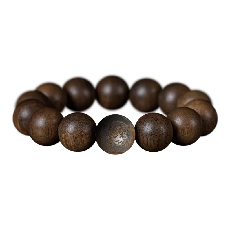 FANGYUANXIAOFU Fragrance Enhancer, Agarwood Bracelets Unisex-6