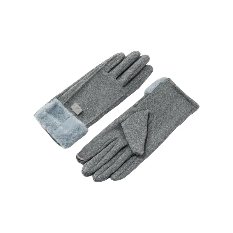 Shanghai Story Polyester Knit Gloves Women's 3 Colors-13