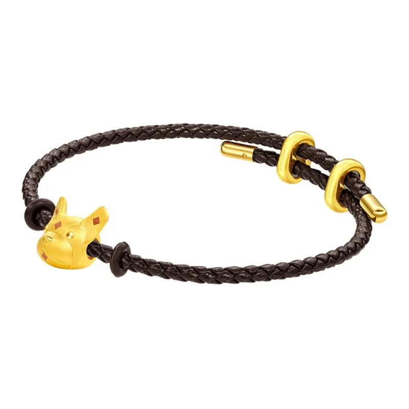 CHOW TAI FOOK Gold Bracelet Unisex-2