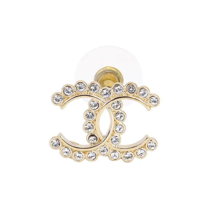 CHANEL Earrings Women's Gold-1