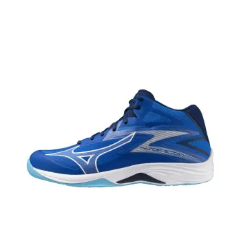 Mizuno Thunder Blade Anti Slip Wear Resistant Mid Top Training Shoes Men's Blue White