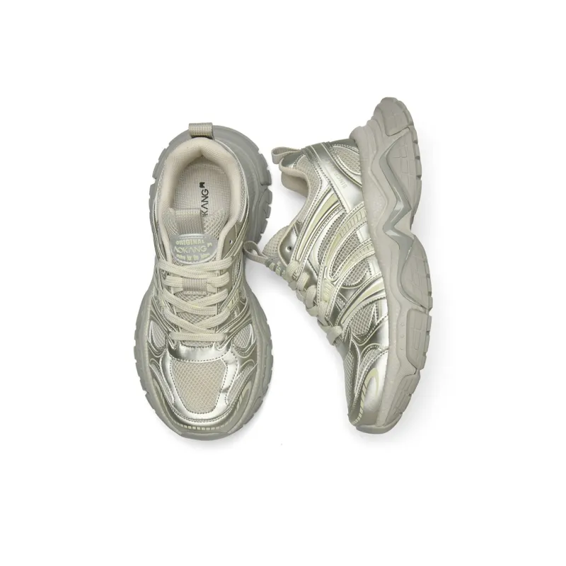 AOKANG Bullet Head Series Cushioning Anti-Slip And Wear-Resistant Low-Top Chunky Sneakers Men's-4