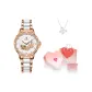 AL0322MC31 Love Confession Box+Butterfly Necklace
