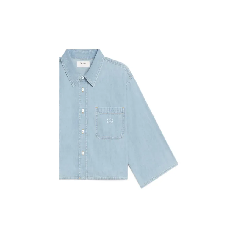 CELINE FW22 Crop Top Women's Washed-4