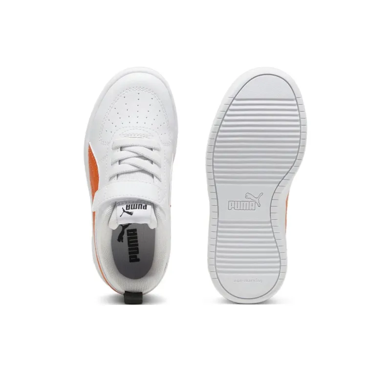 PUMA Rickie Anti Kick Cushioning Low Top Kids' Skateboarding Shoes White Kids'-3