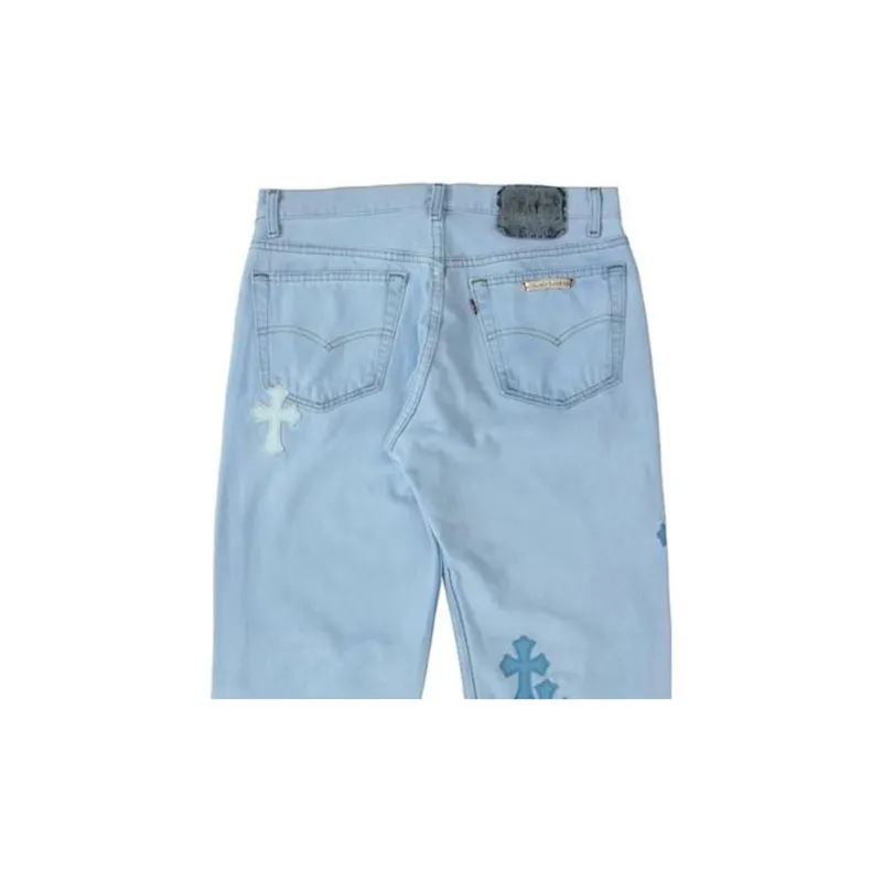 Chrome Hearts X Drake Certified Lover Boy Vintage Levi's Jeans-3
