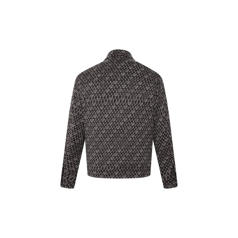 LESS IS MORE Coats Men's Gray Black Gradient-1