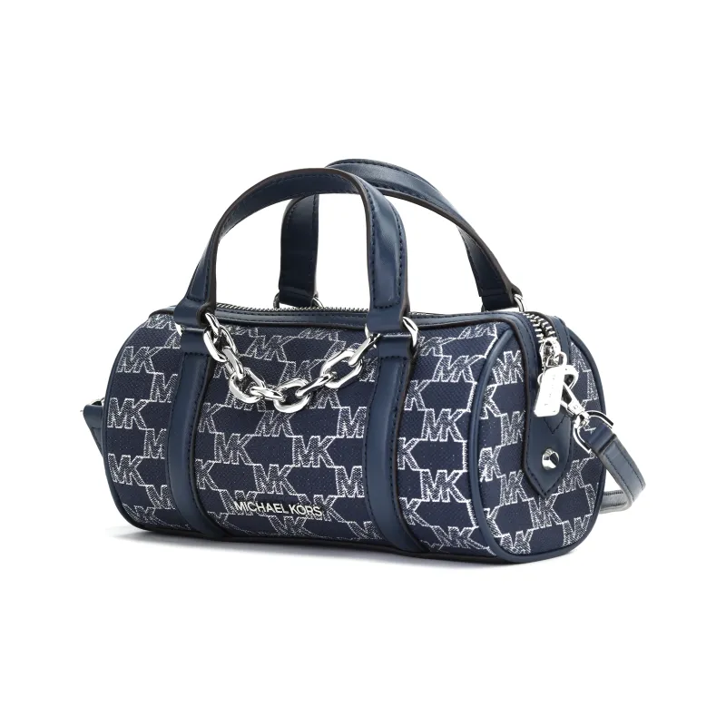 MICHAEL KORS Artificial Leather Crossbody Handbag Small Size Women's Navy Blue-3