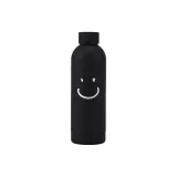 Black-Smiley Face Insulated Cup